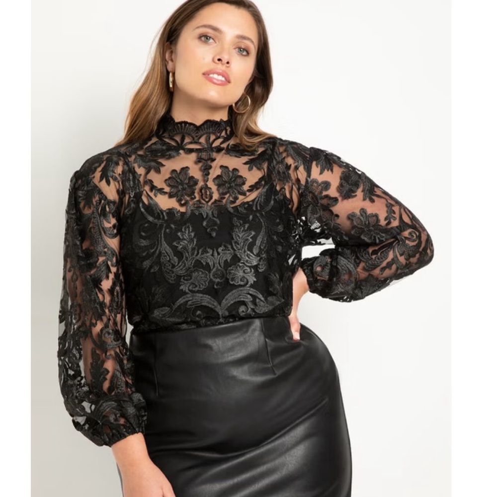 Eloquii Lace Top